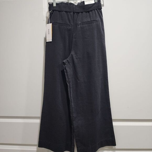 H & M - 2,6 - Wide High Waist Ankle length Denim Pants - Picture 5 of 10